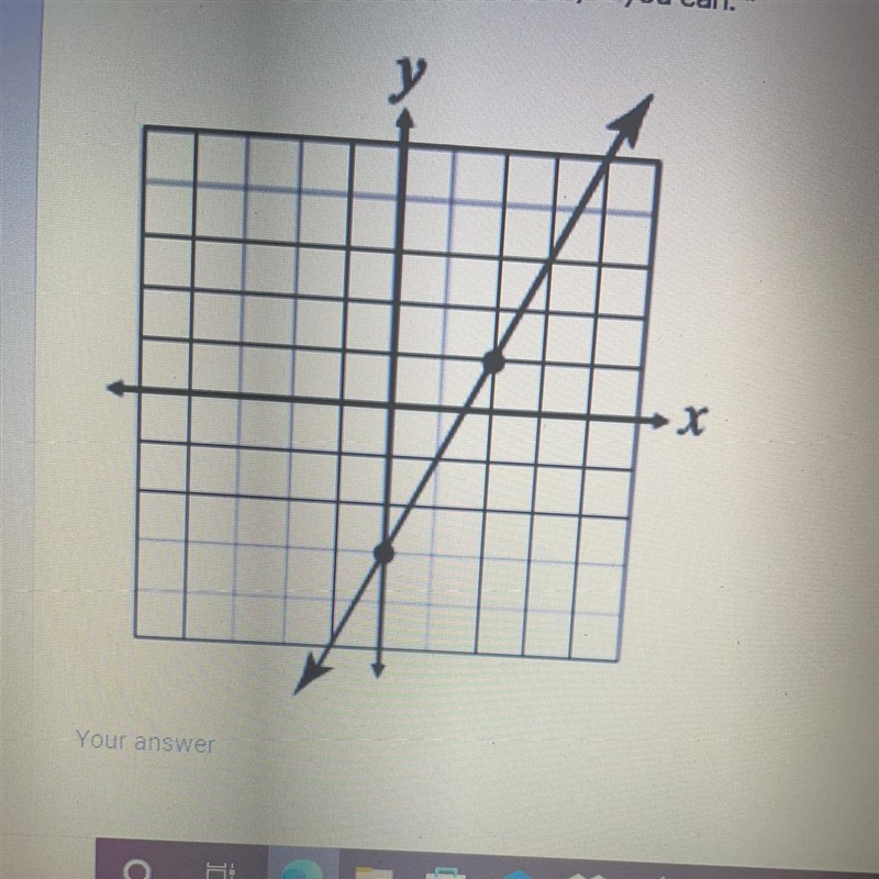 Find the Slope of the graph. Simplify if you can.-example-1