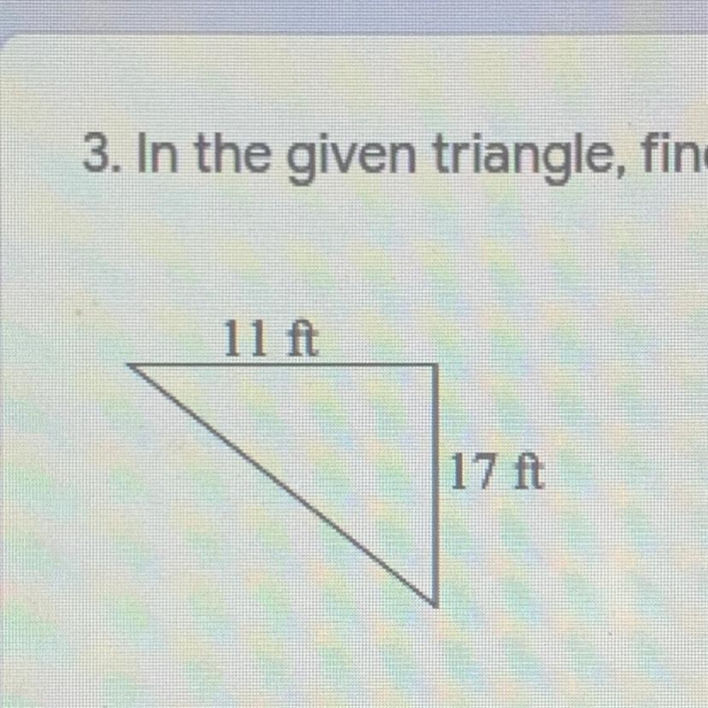 In the given triangle, find the missing length to the nearest tenth. *-example-1