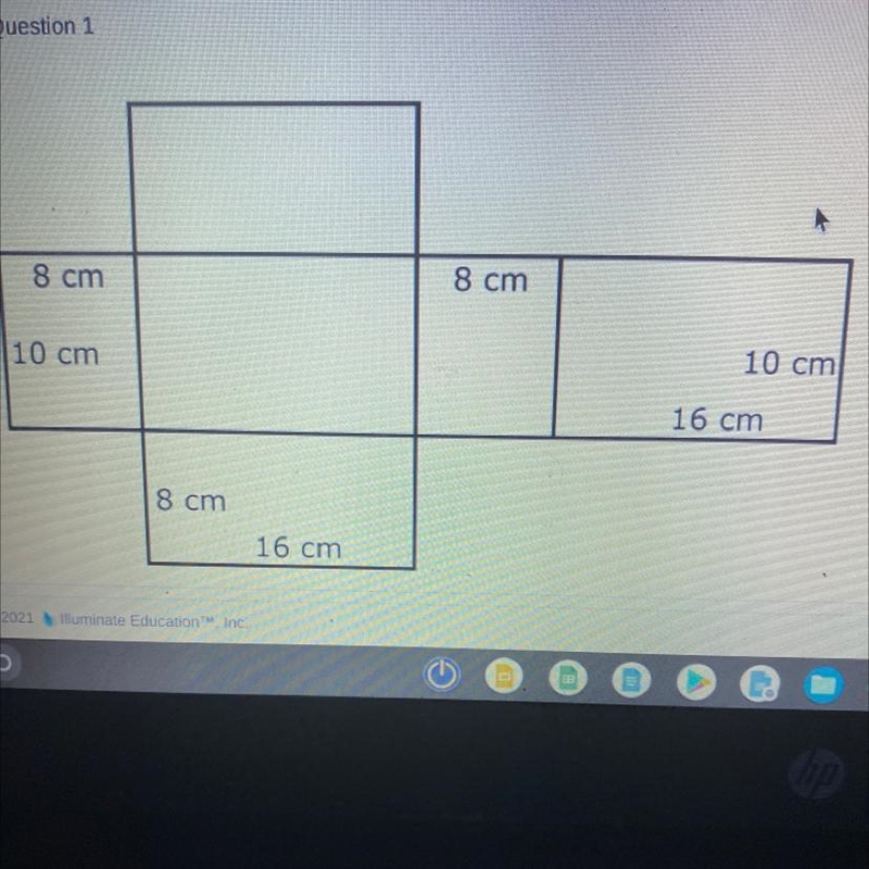 What is the surface area of the rectangular prism shown by the net?-example-1