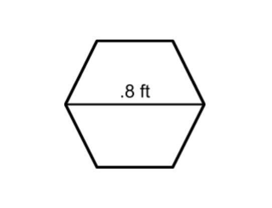 How many hexagonal tiles can you fit into an area of 143ft2?-example-1