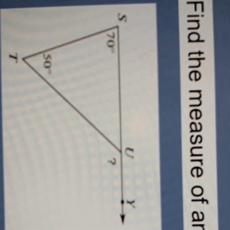 Find the measure of angle TUY-example-1