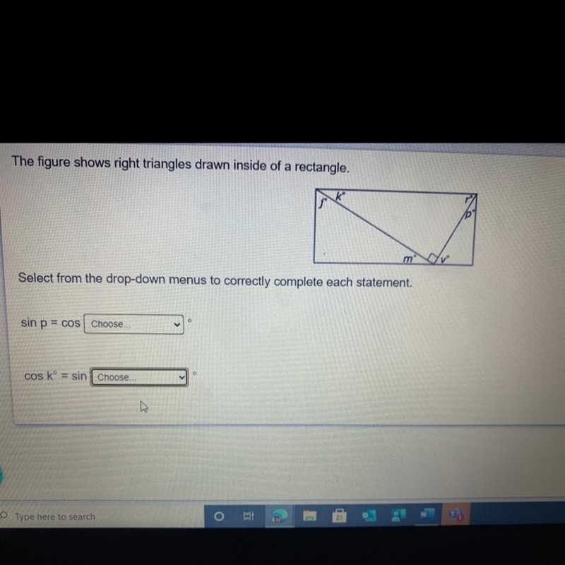 This figure shows right triangles drawn inside of a rectangle-example-1