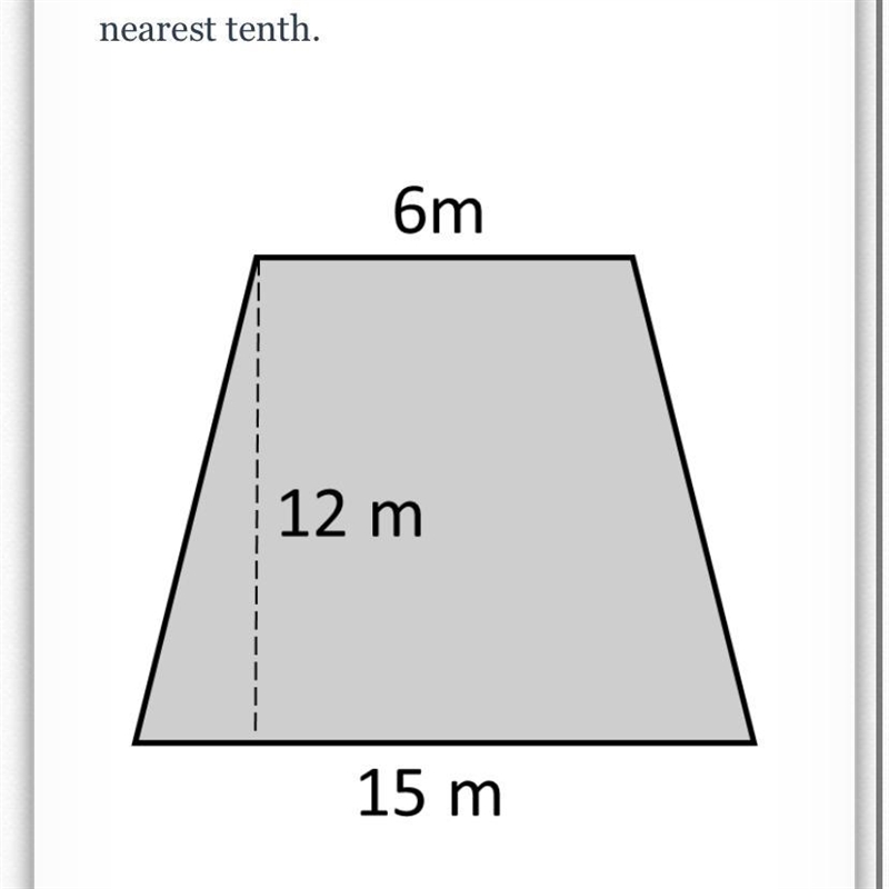 Find the area of the figure round to the nearest tenth-example-1