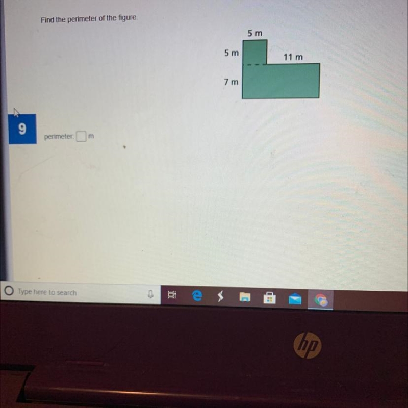 Find the perimeter of the figure-example-1