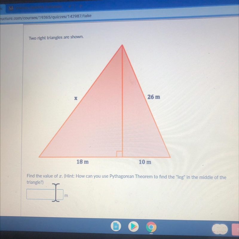 Solve for x, it’s confusing me because of how it’s split-example-1