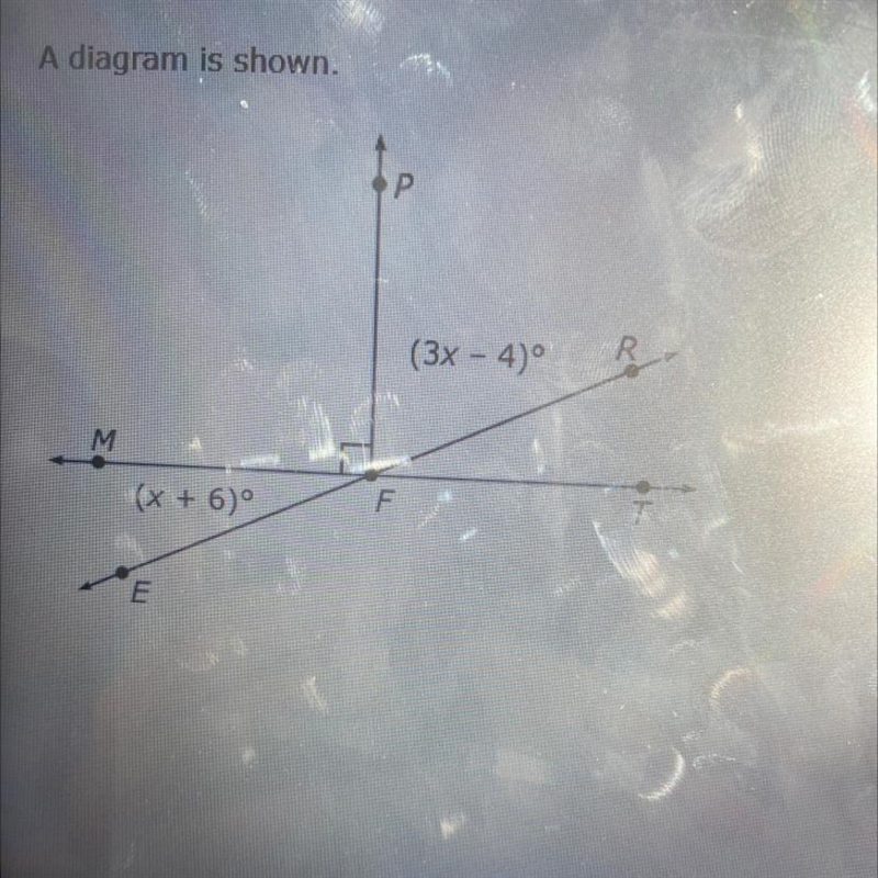 In degrees, what is the measure of-example-1