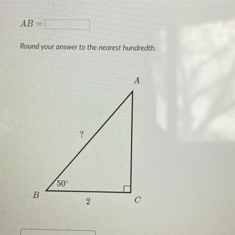 AB=____ round your answer to the nearest hundredth-example-1