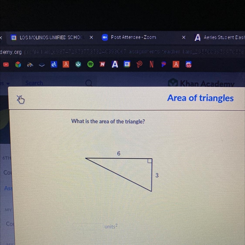 What is the area of the triangle?-example-1