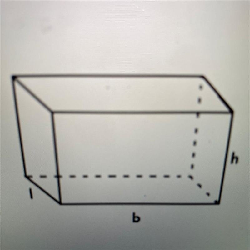 use the diagram below to help you find the surface area of the figure when the length-example-1