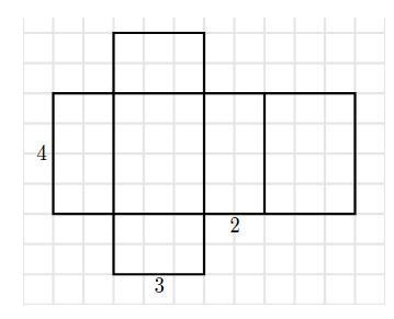 Check out this rectangular prism: Find the surface area of the rectangular prism (above-example-1