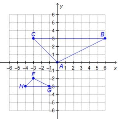 Help, please! In the diagram, FH = 1/3AC and 3FG = AB. What additional information-example-1