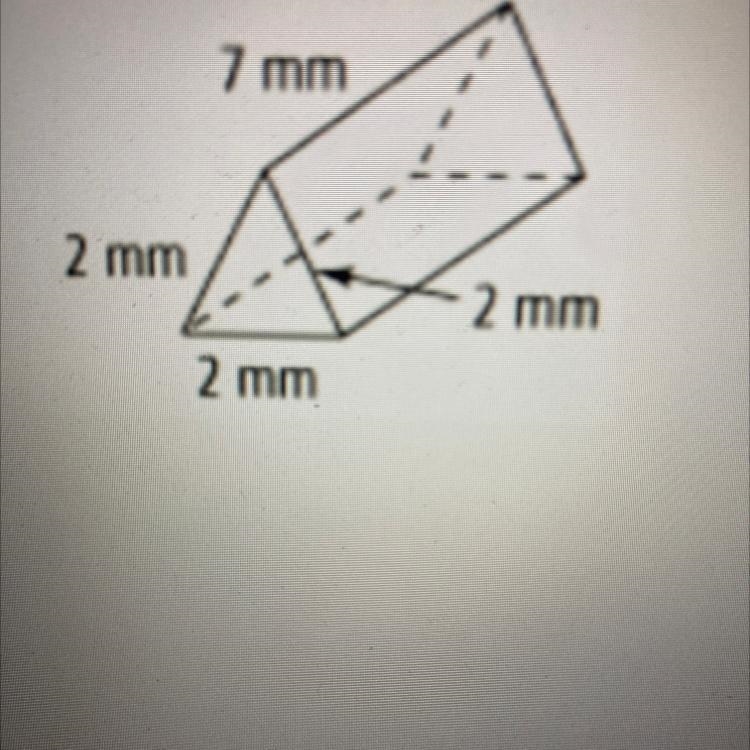 Find the surface area and volume of the figure. Round to the nearest tenth.-example-1