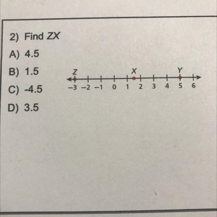 Line Segments Find ZX-example-1