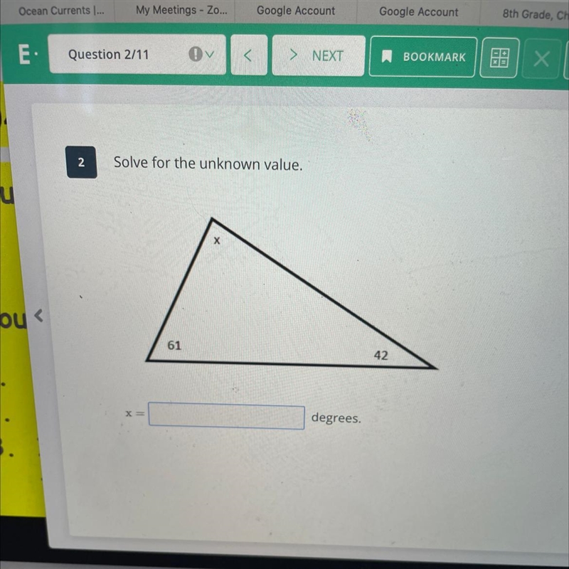 Solve for the unknown value-example-1