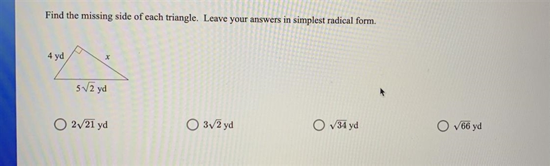 Need help with math triangle question in image. Thank you-example-1