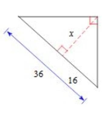 Solve for the missing side: simplify the radical ​-example-1