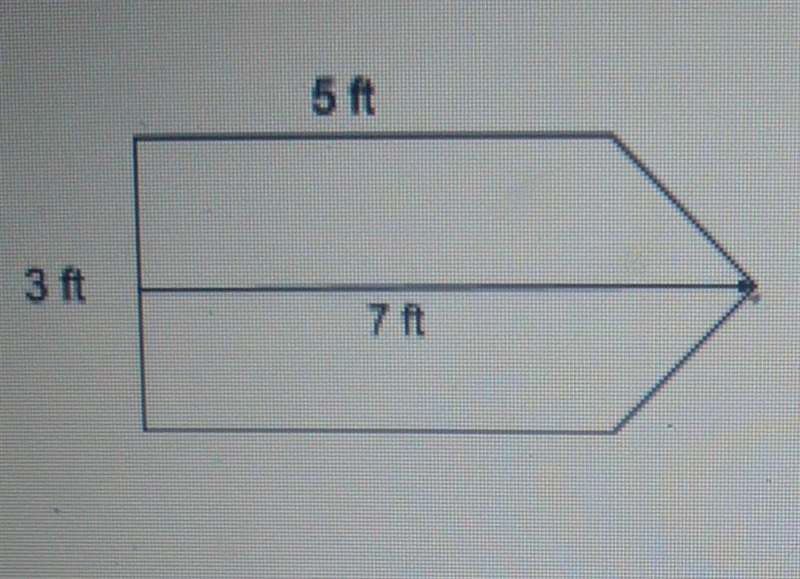 I need to find the area of this whole shape. plz someone help me. ​-example-1