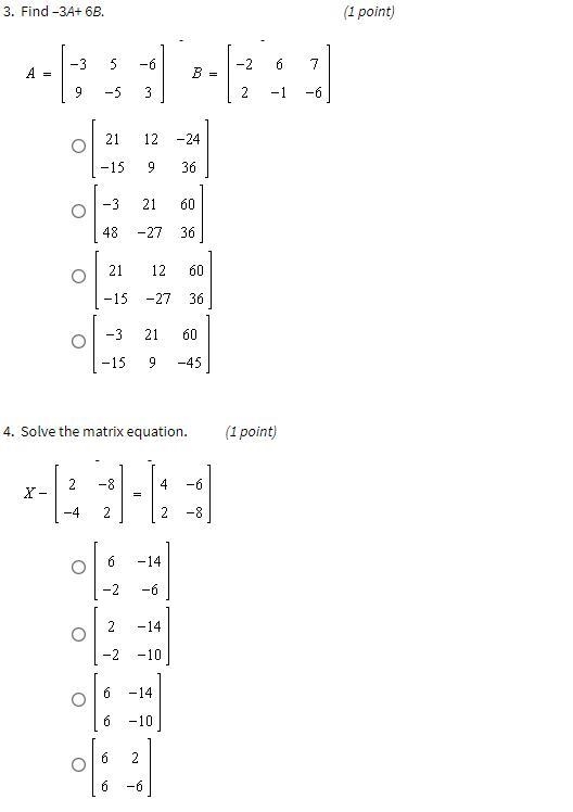 Determinants and inverses-example-1