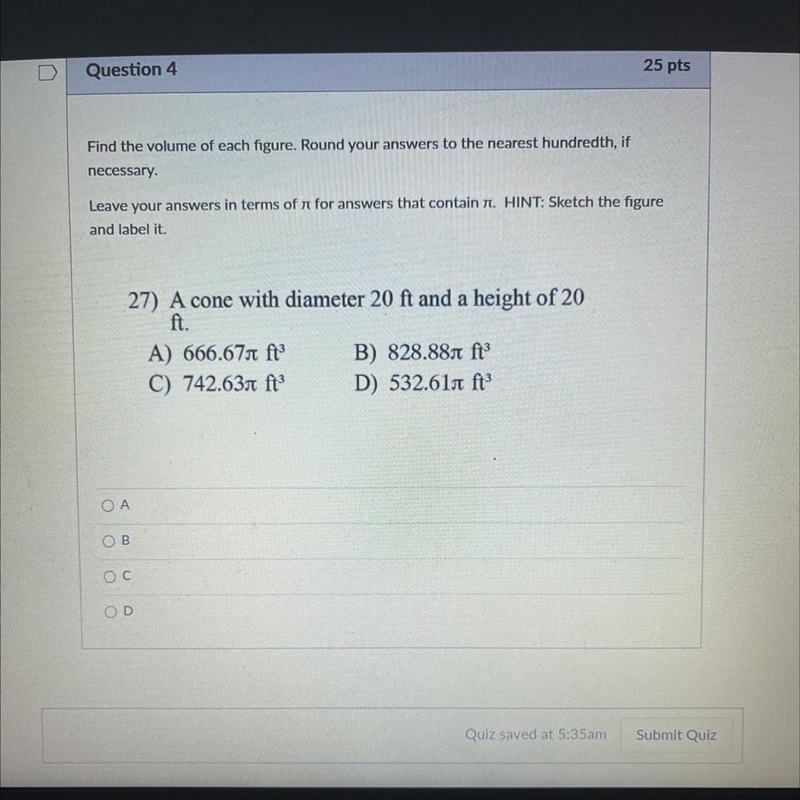 Find the volume of each figure. Round your answers to the nearest hundredth, if necessary-example-1