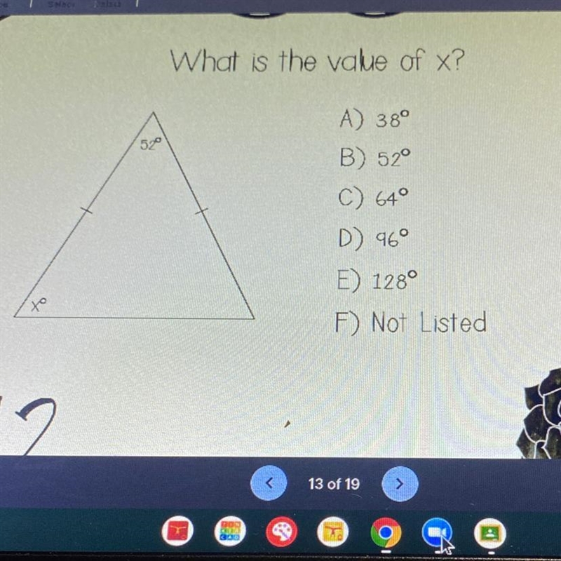 What is the value of x-example-1