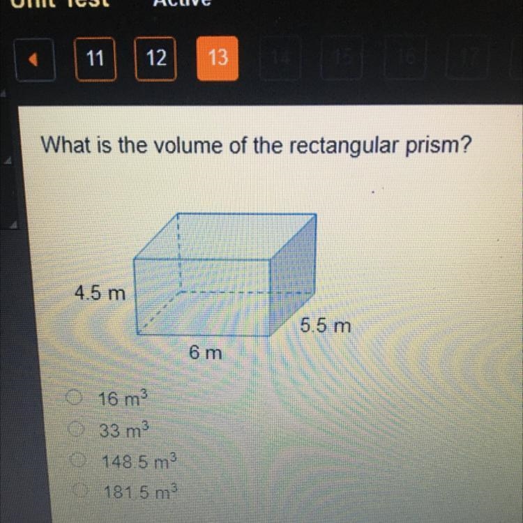 What is the volume of the rectangular prism??-example-1