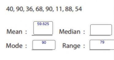 What is the median. Also i have two more questions that have median.-example-1