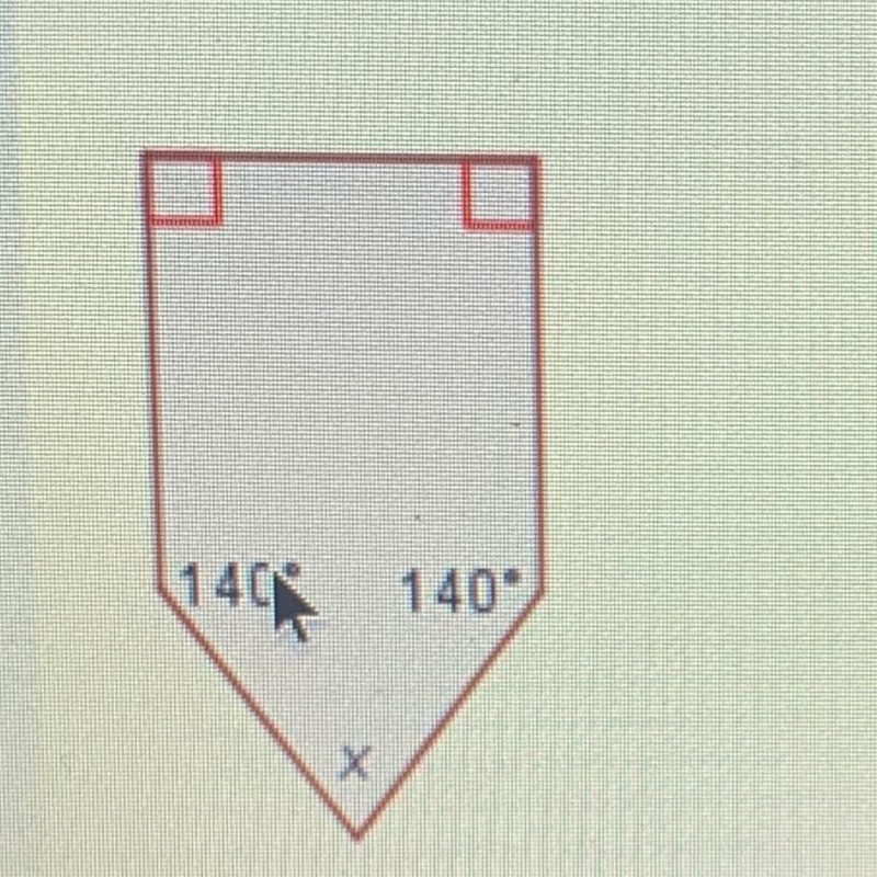 Help help help please What is the value of the missing angle? A.80° B.90° C.170° D-example-1