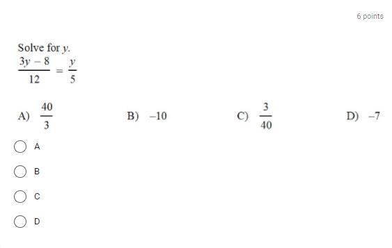 Im not really sure how to solve for y here-example-1