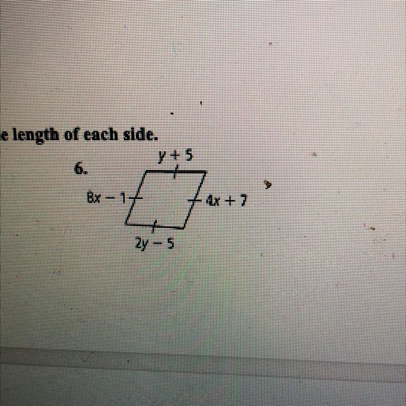 Can someone please help me please bro. Find the value of x and the length of each-example-1