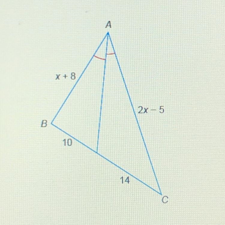 Need help fast!! What is value of x? Enter your answer in the box.-example-1