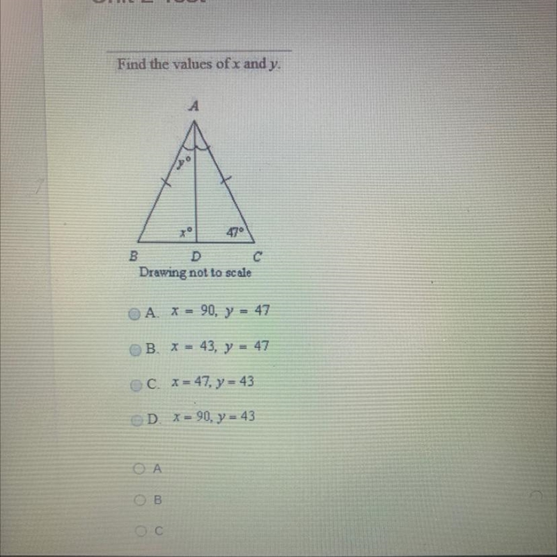 Find the value of x and y-example-1