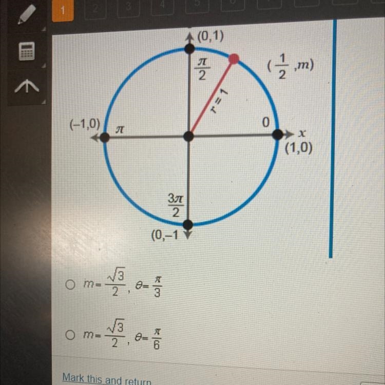 What are the values of m and e in the diagram below?-example-1