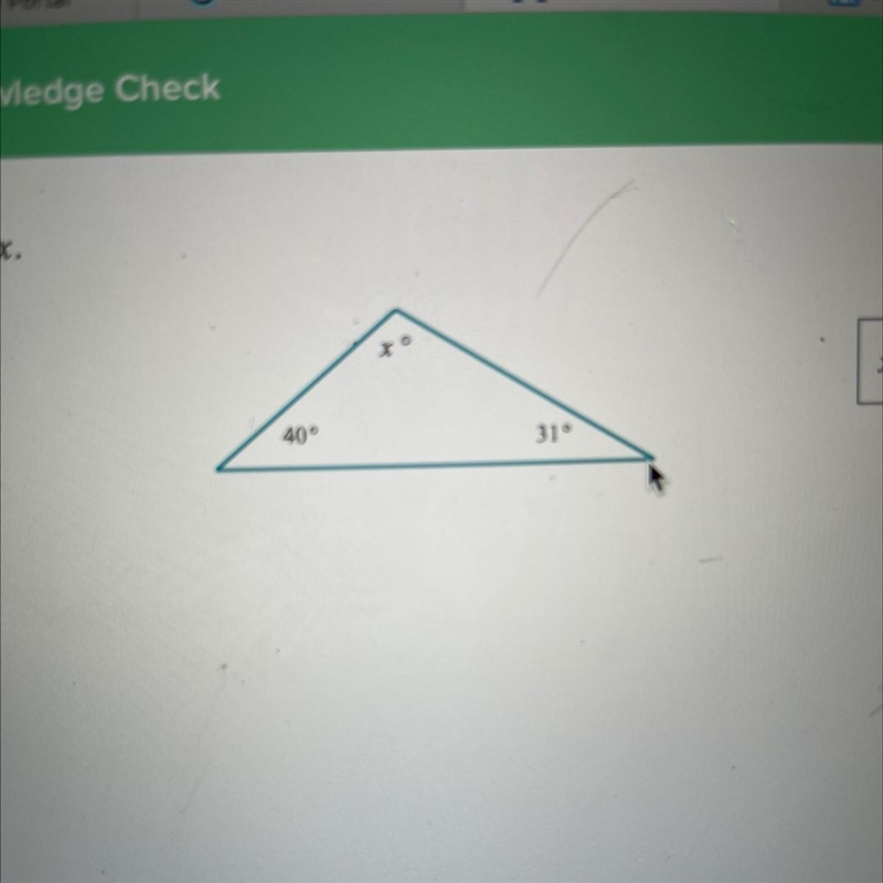 What is the value of x ? Plssss helppppp-example-1