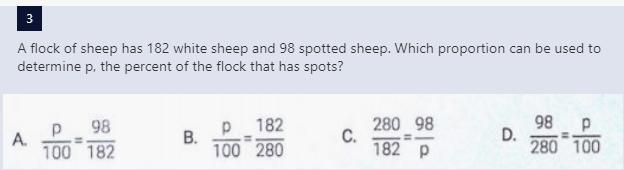 Please help me!!!! i cant see files so just tell me! A flock of sheep has 182 white-example-1