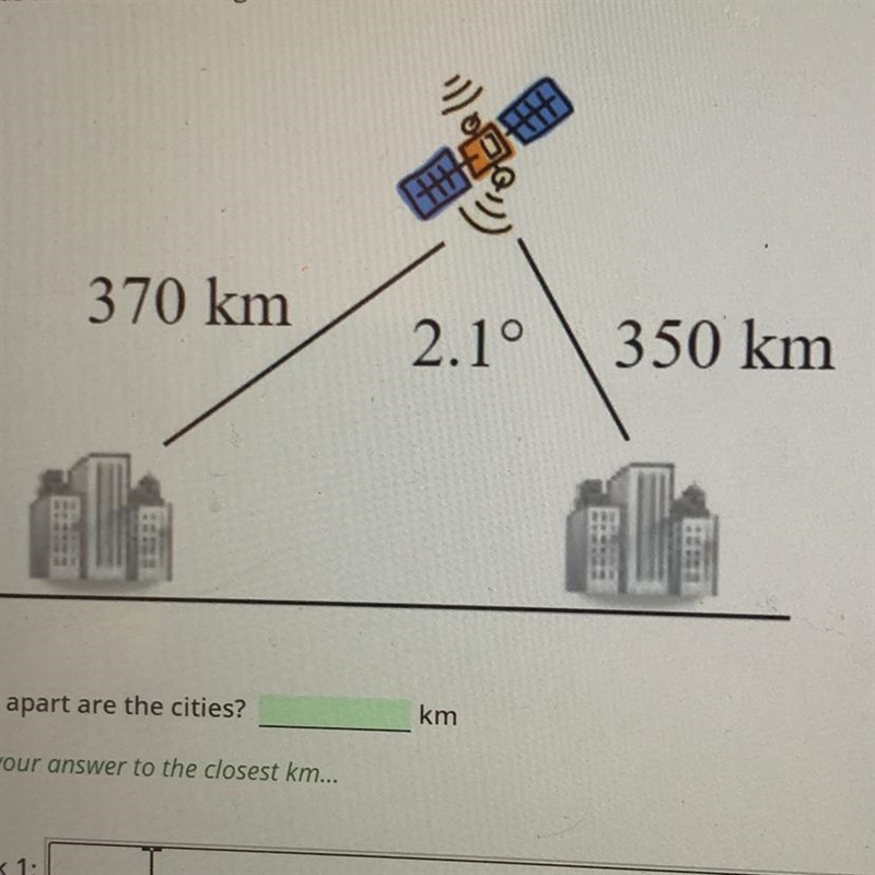 How far apart are the cities ??-example-1