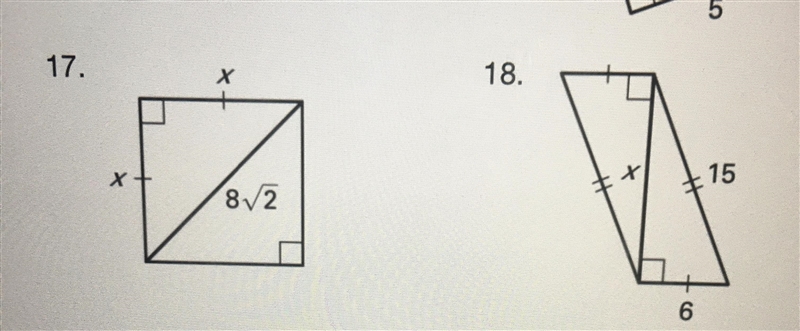 I need to use the Pythagorean Theorem to find X. I don’t know how to do that!!-example-1