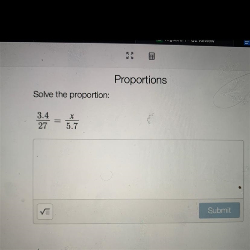 Solve the proportion With a Step by step explanation-example-1