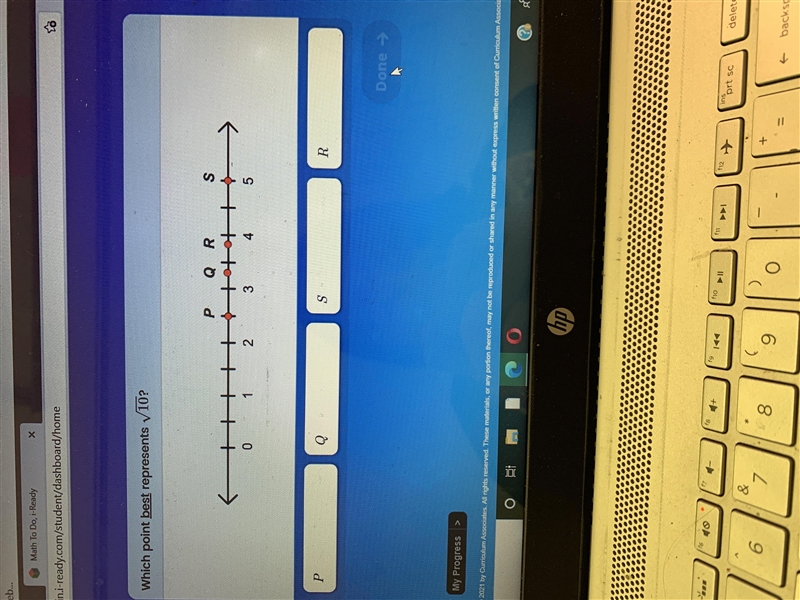 Which point best represents v 10-example-1