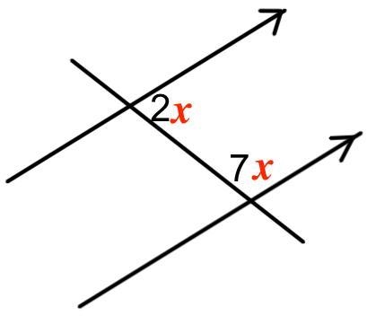 Work out the value of x.-example-1