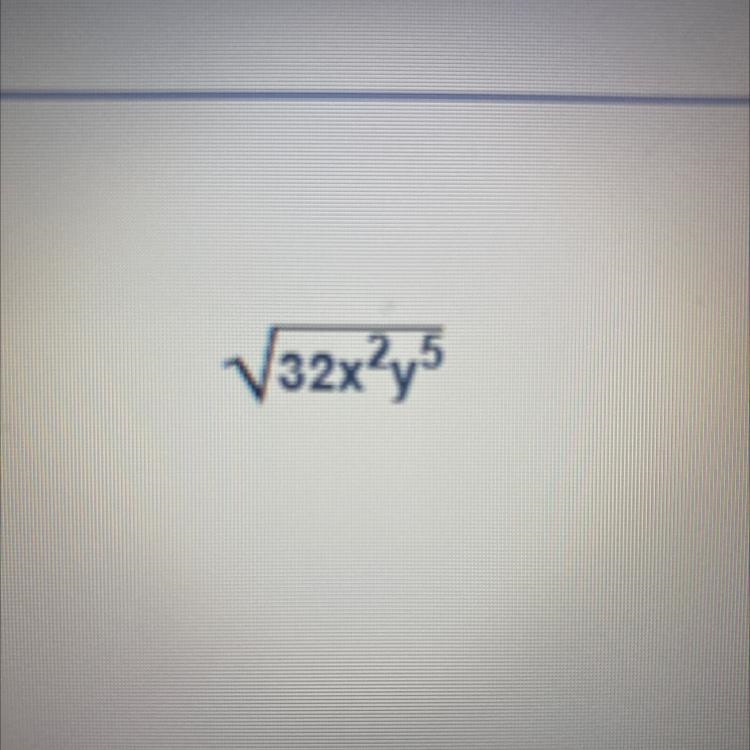 Simplify the radical expression-example-1