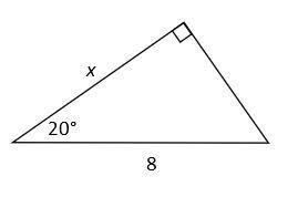 Solve for x. Round your answer to the nearest tenth. (one decimal place) x=??-example-1