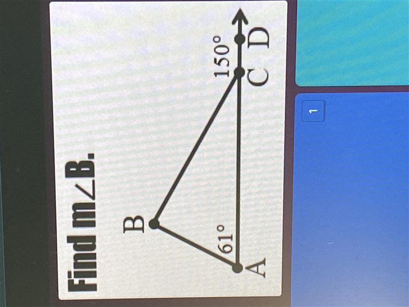 Find the measure of the indicated angle. Answers: A: 211 B: 81 C: 119 D: 89-example-1