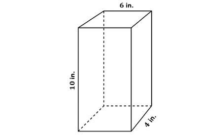 Consider the rectangular prism.What is the surface area of the rectangular prism? 124 in-example-1