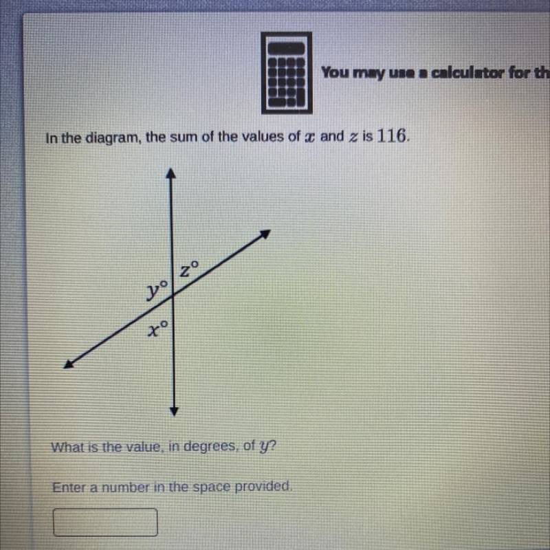 In the diagram, the sum of the values of r and z is 116. bo/20 xo What is the value-example-1