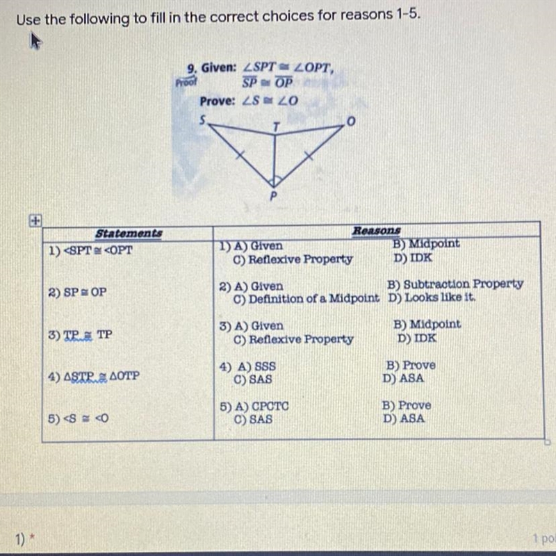 Pleaseeeeeee help me this is a test for geometry, please read carefully before answering-example-1