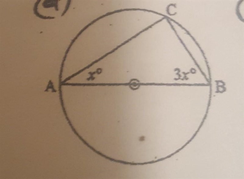 Find x in the following ,giving reasons​-example-1