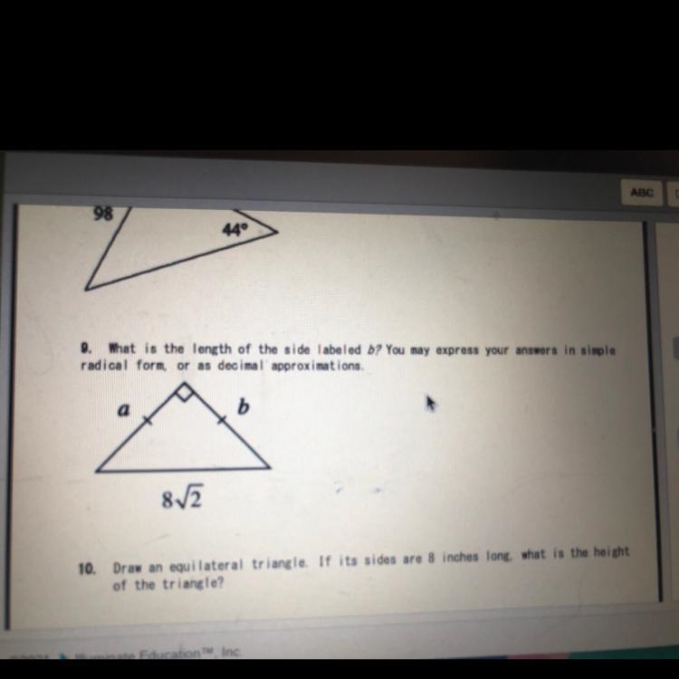 What is the length of b?-example-1