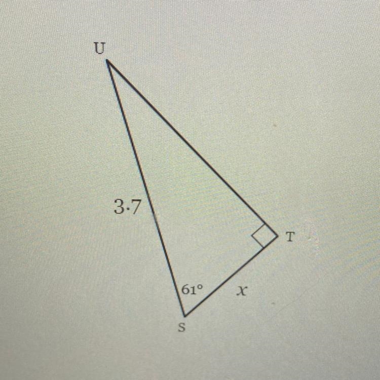 Solve for x. Round to the nearest tenth, if necessary.-example-1