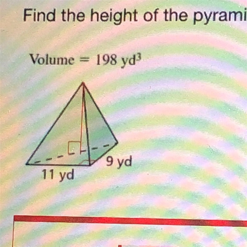 Find the height of the pyramid.-example-1