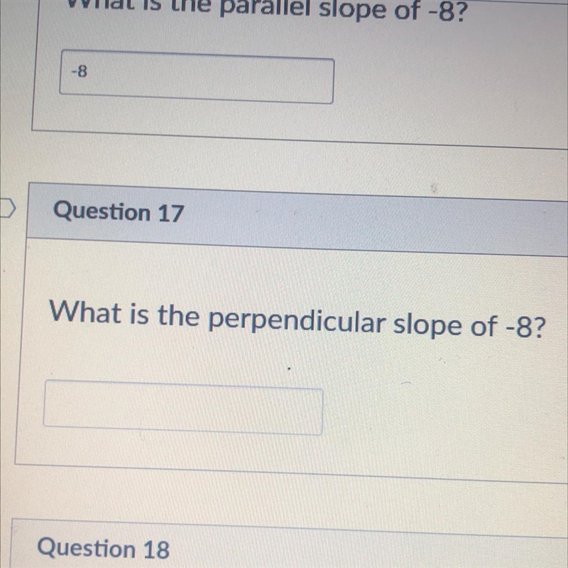 What is the perpendicular slope of -8?-example-1